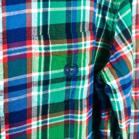 Chaps Brushed Flannel Button Up Shirt - Picture 4 of 7